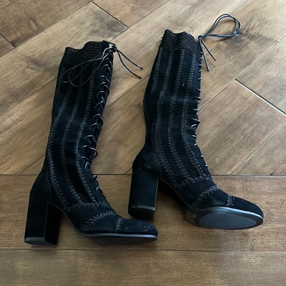 Free People x Silent D Blaire Lace-Up Boots US 8 - Picture 8 of 9